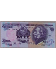 Уругвай 1000 песо 1991 UNC арт. 1890